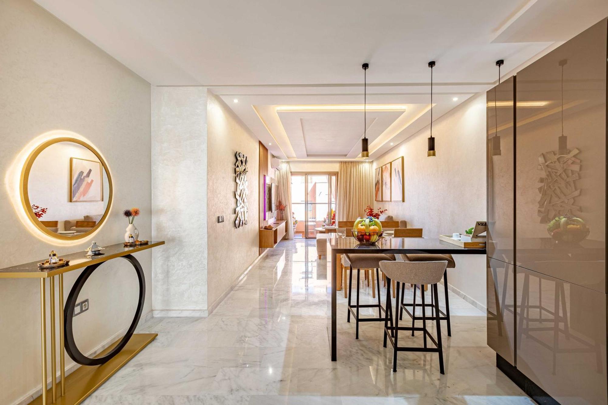 Magnifique Appartement Unique Et Central! 马拉喀什 外观 照片
