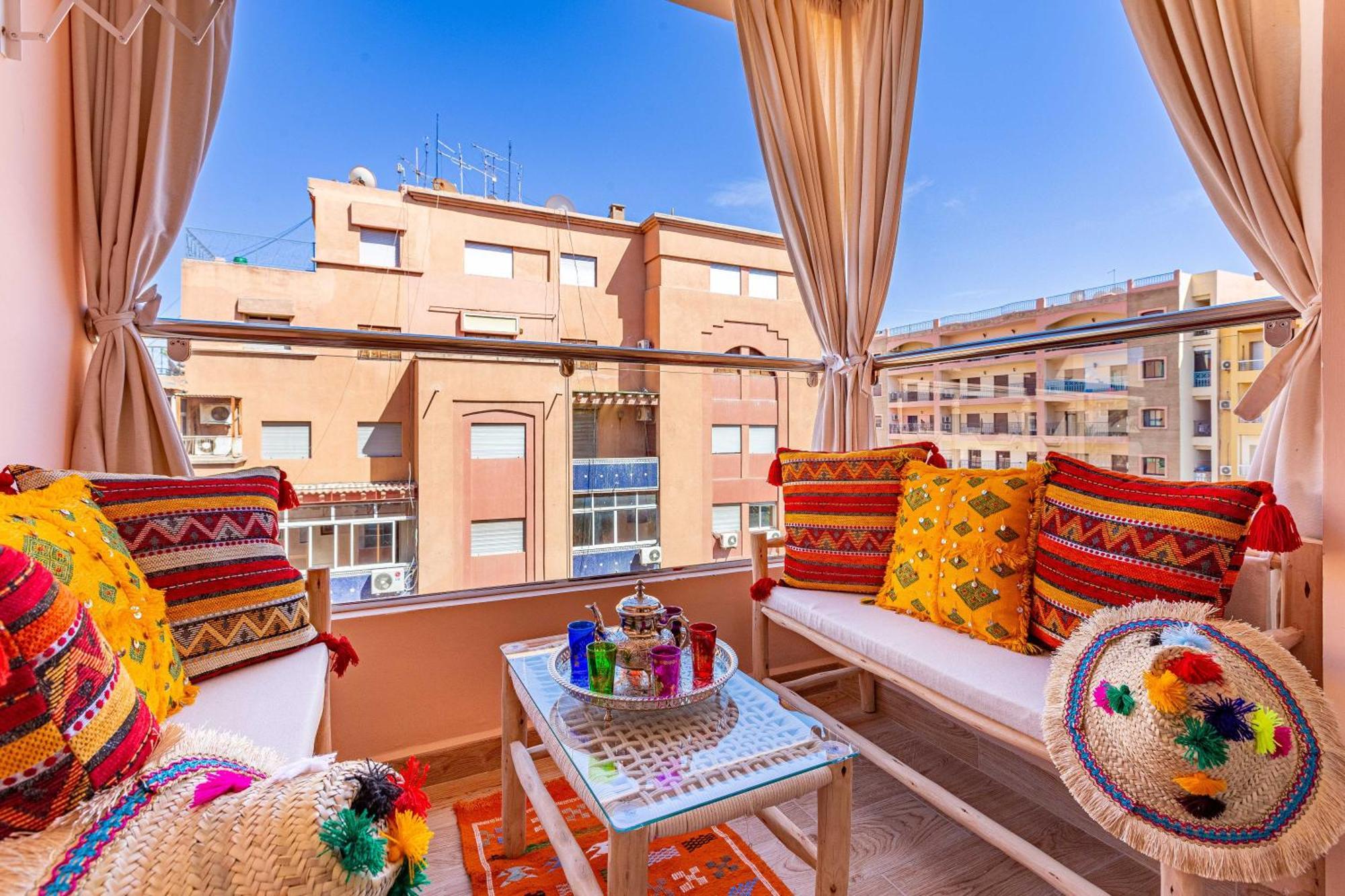 Magnifique Appartement Unique Et Central! 马拉喀什 外观 照片
