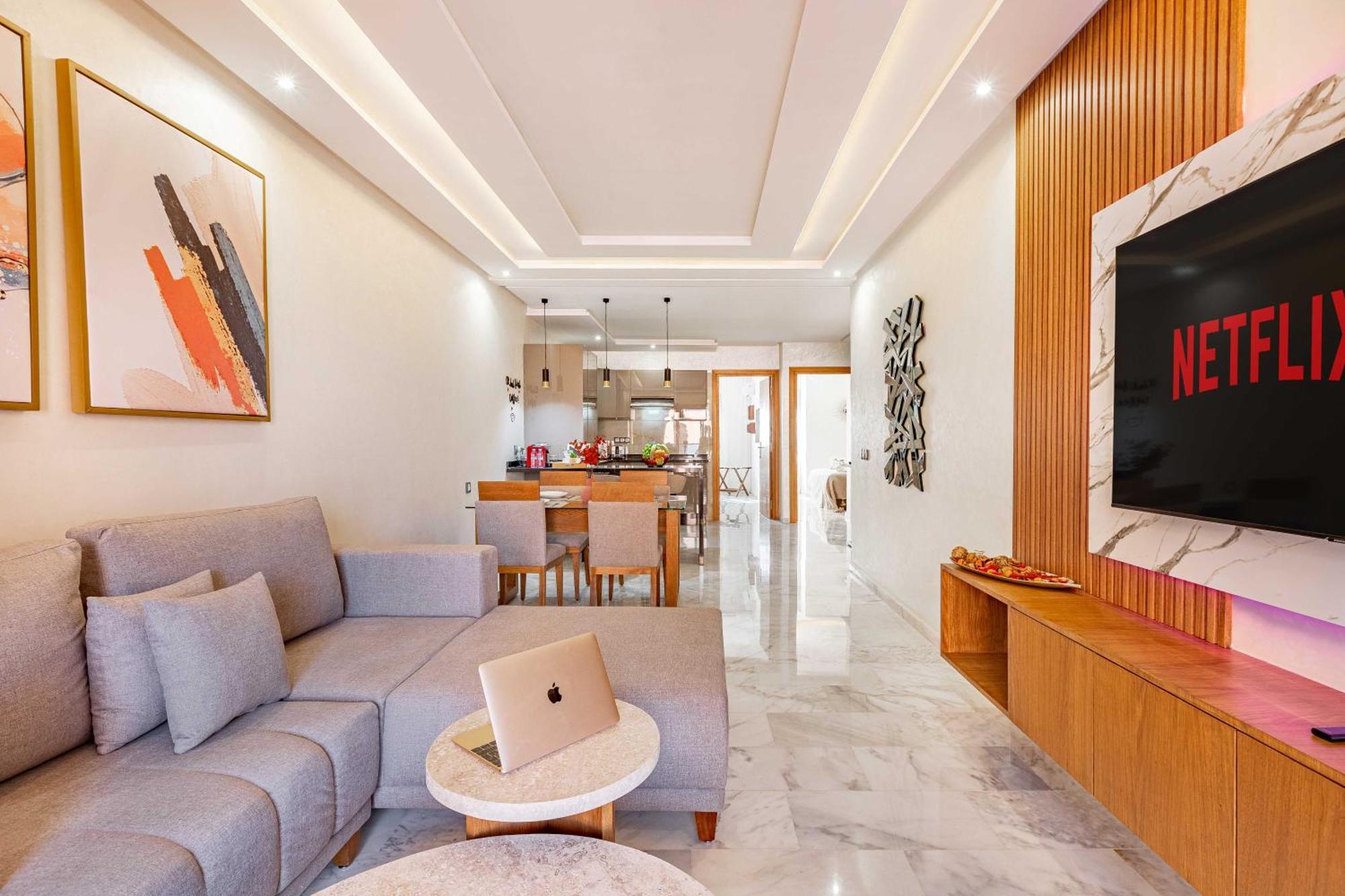 Magnifique Appartement Unique Et Central! 马拉喀什 外观 照片