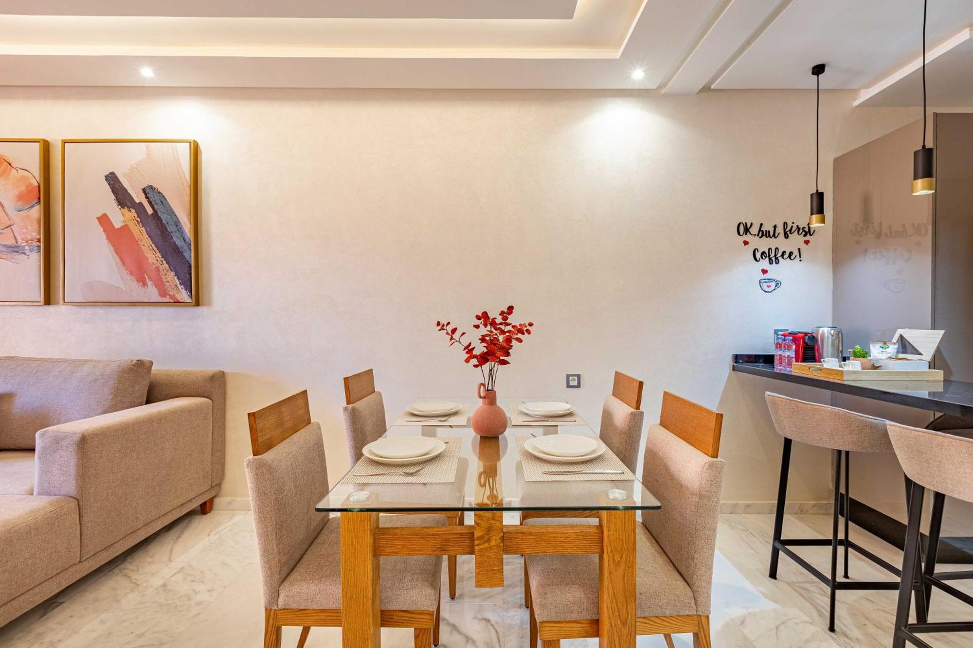Magnifique Appartement Unique Et Central! 马拉喀什 外观 照片