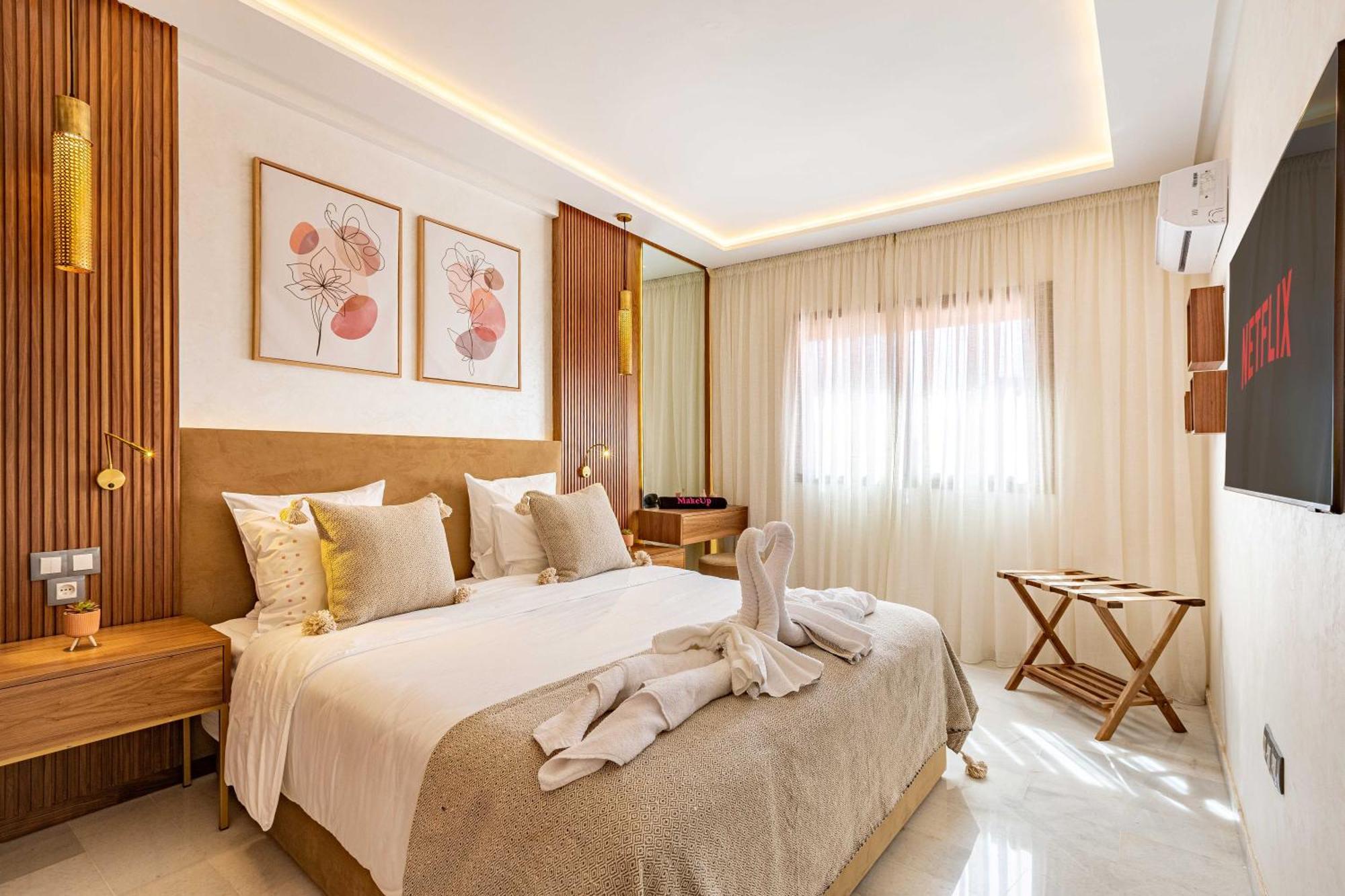 Magnifique Appartement Unique Et Central! 马拉喀什 外观 照片